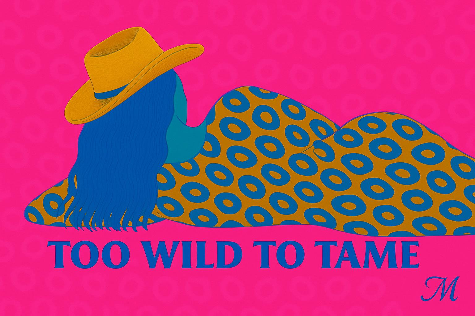 Too Wild to Tame Quote Print - Instant Download