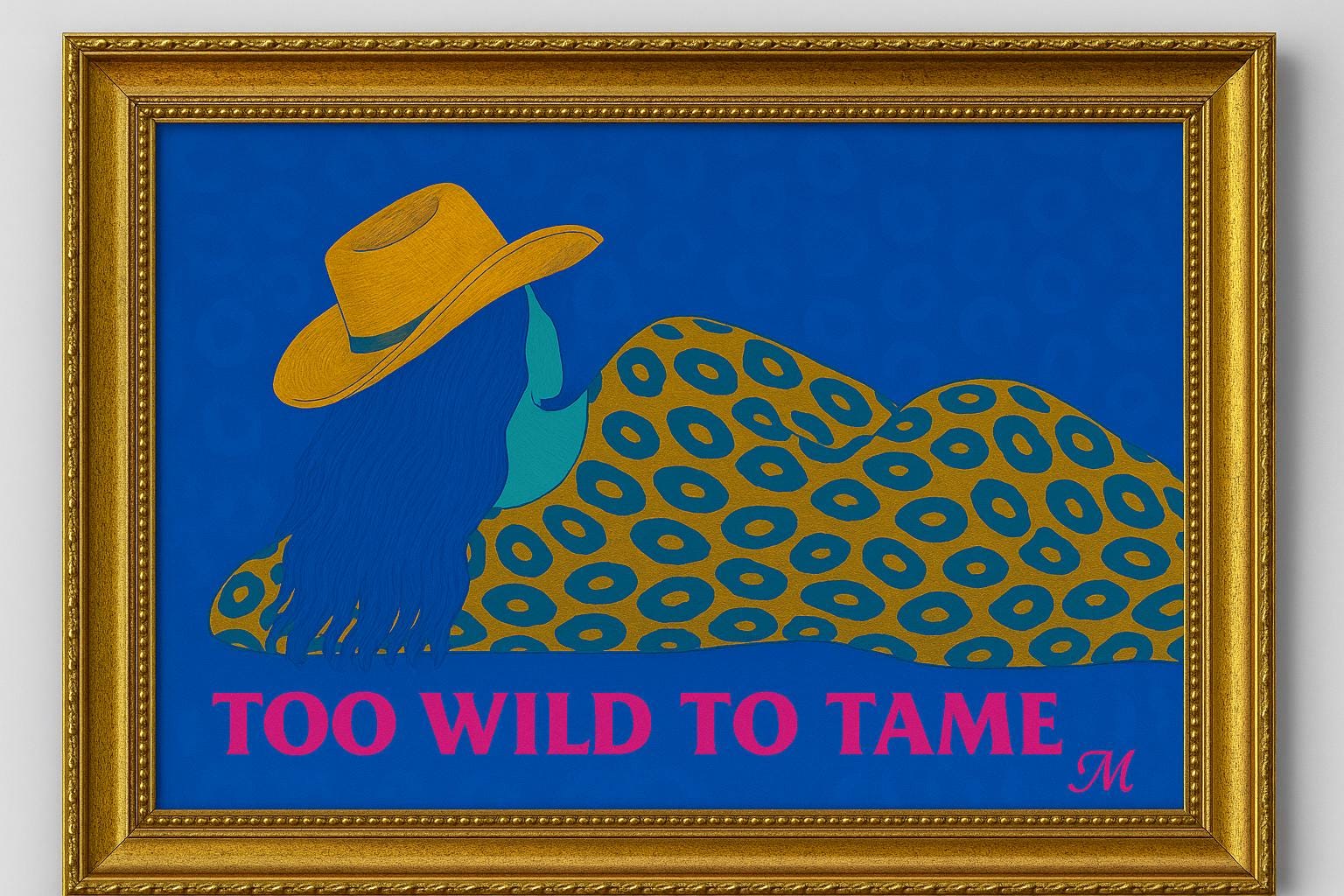 Too Wild to Tame Quote Print - Boho Wall Art - dgital Download