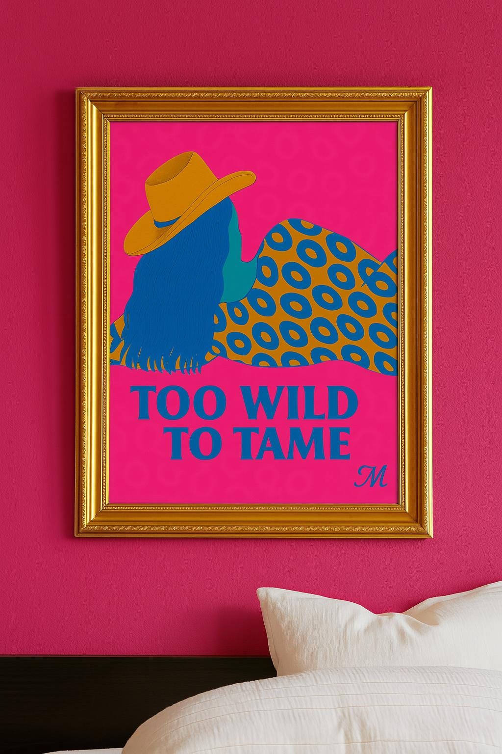 Too Wild to Tame Quote Print - Instant Download