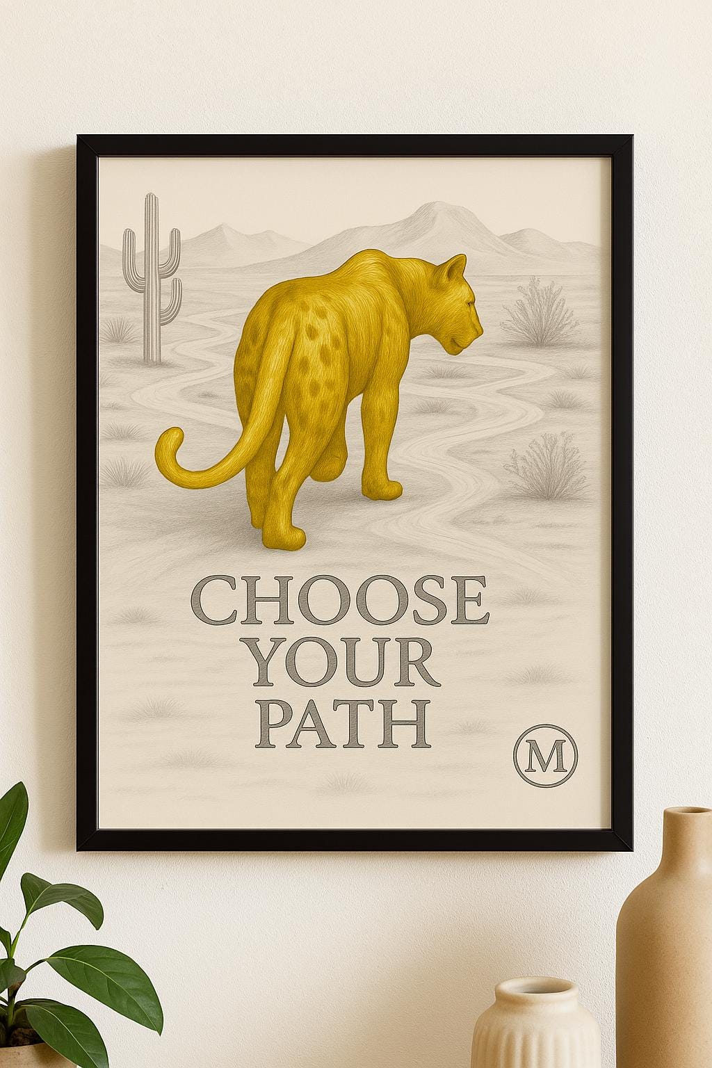 Choose Your Path. Panther. Animals digital download