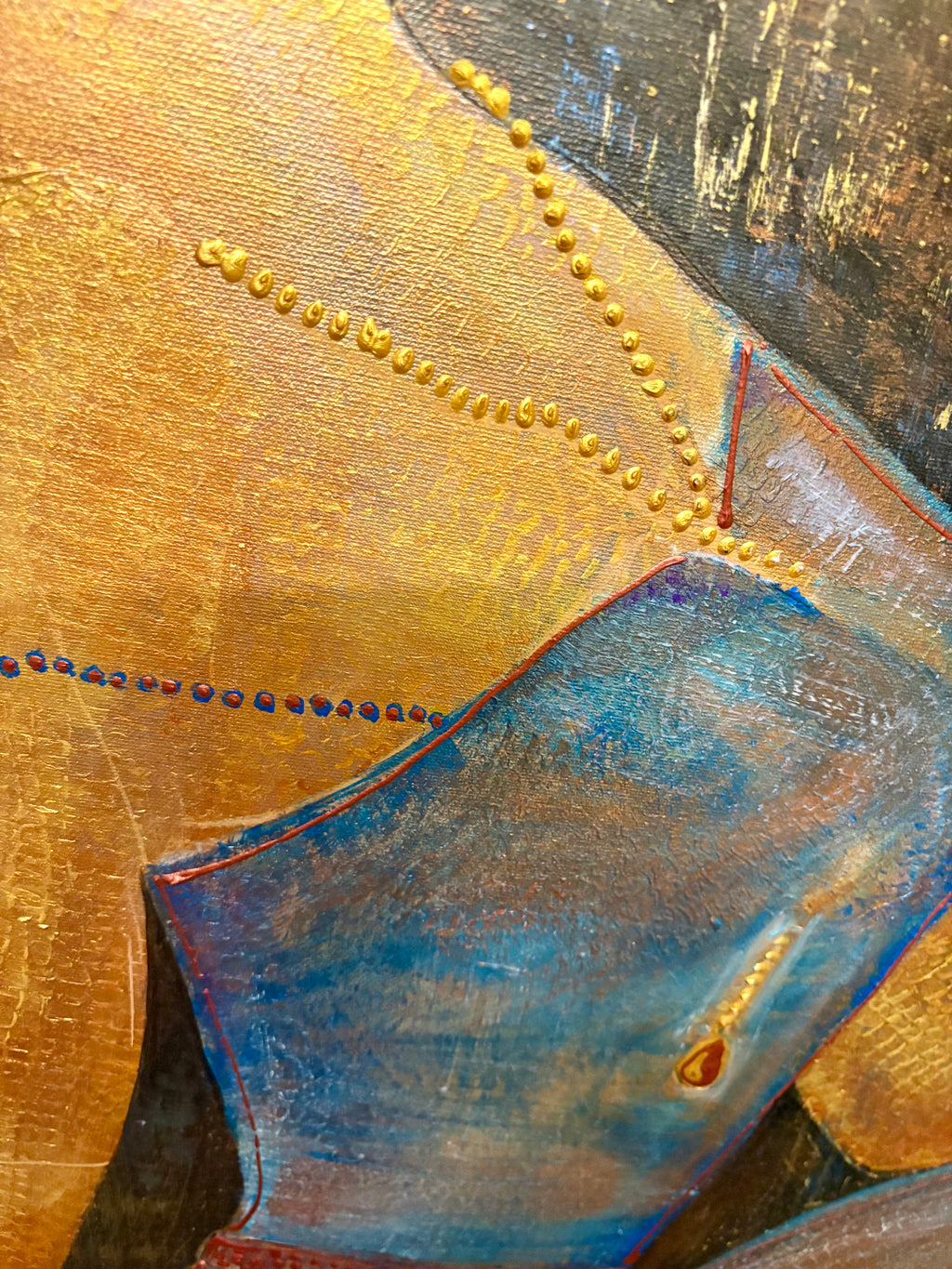 Bend the Rules | Textured Figurative Acrylic Painting