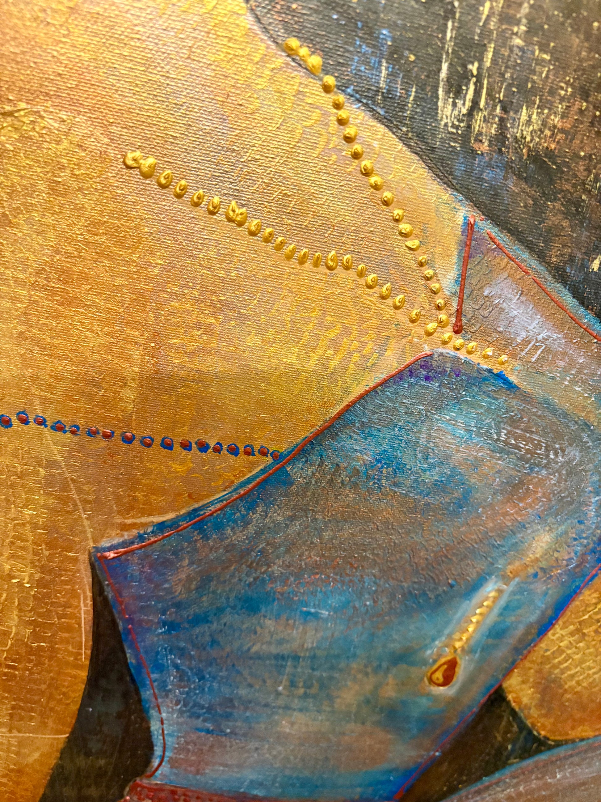 Bend the Rules | Textured Figurative Acrylic Painting