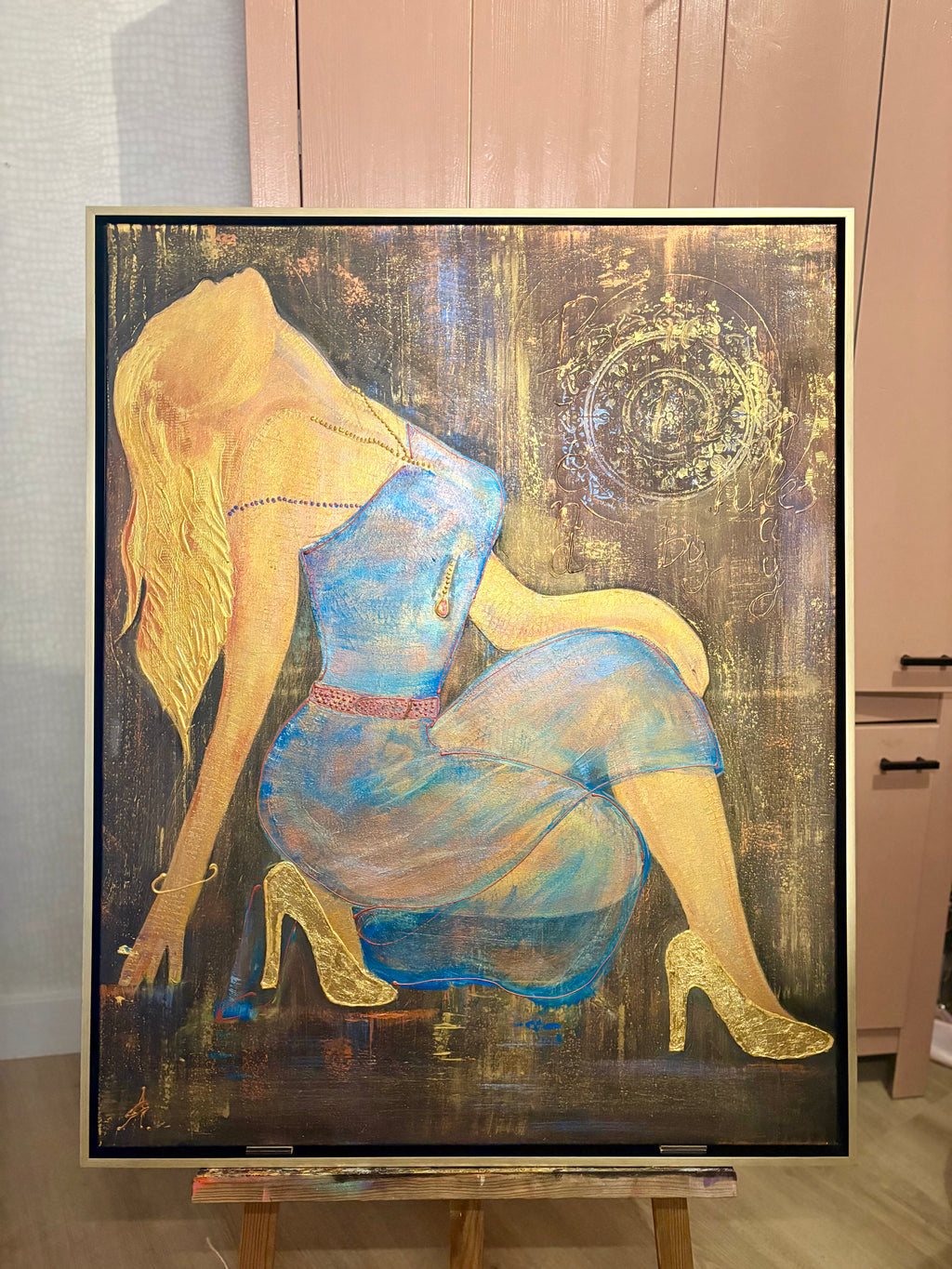 Bend the Rules | Textured Figurative Acrylic Painting