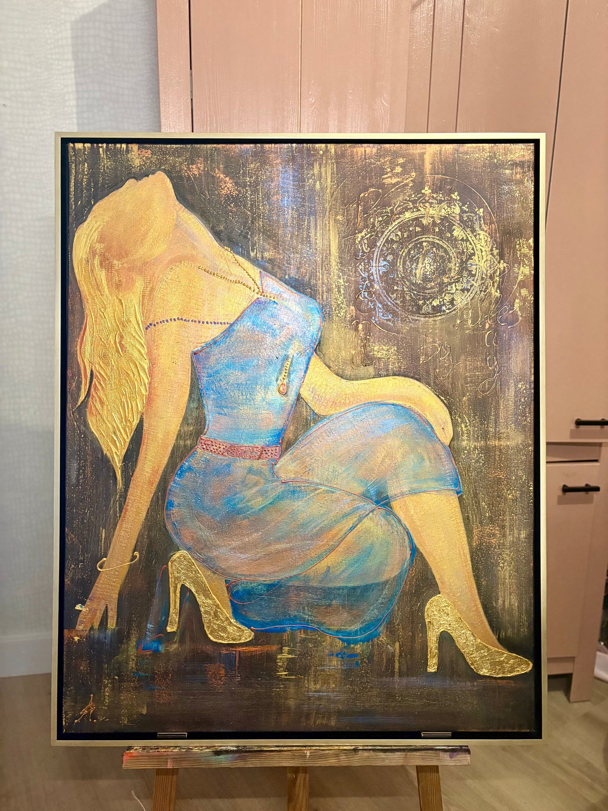 Bend the Rules | Textured Figurative Acrylic Painting