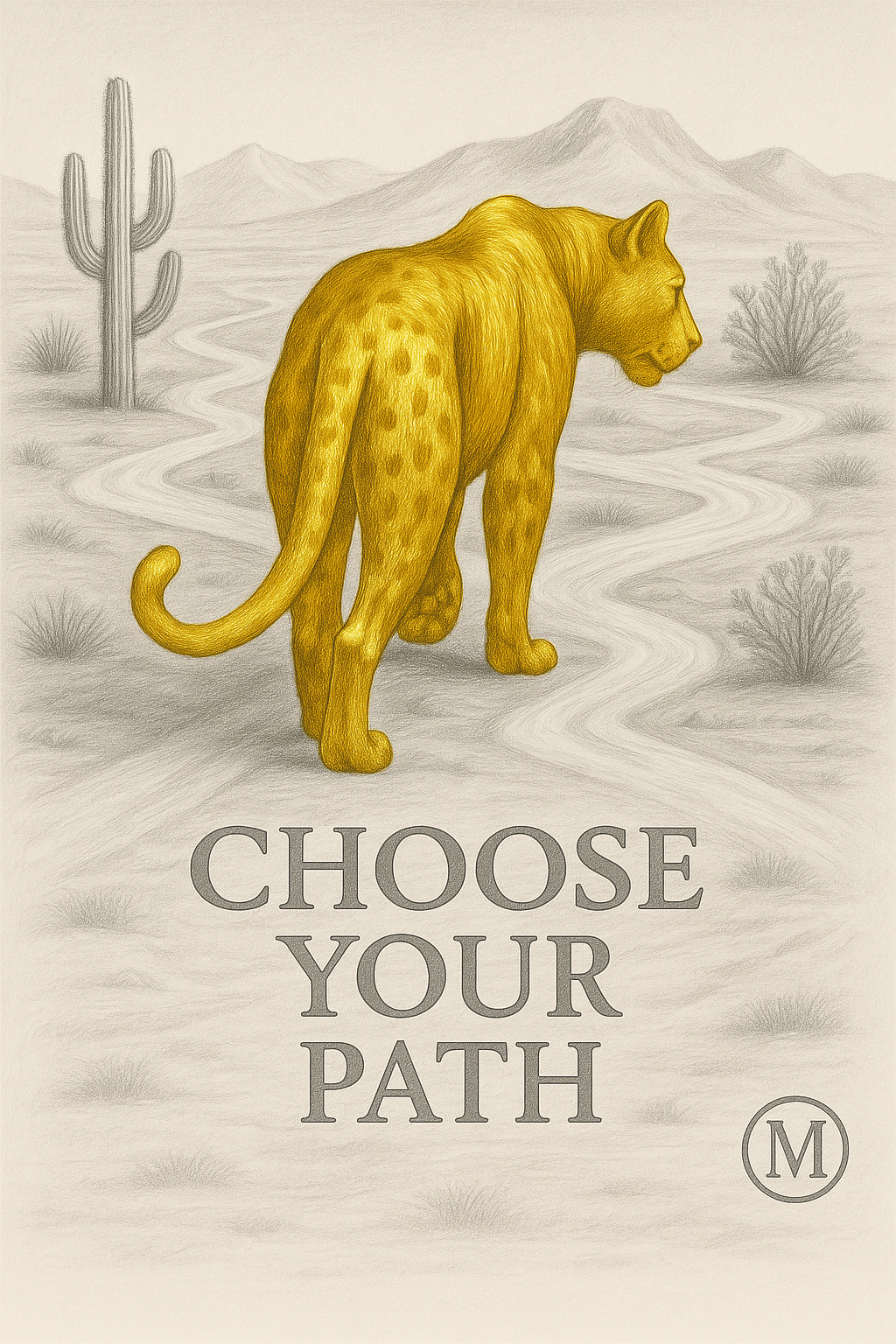 Choose Your Path. Panther. Animals digital download