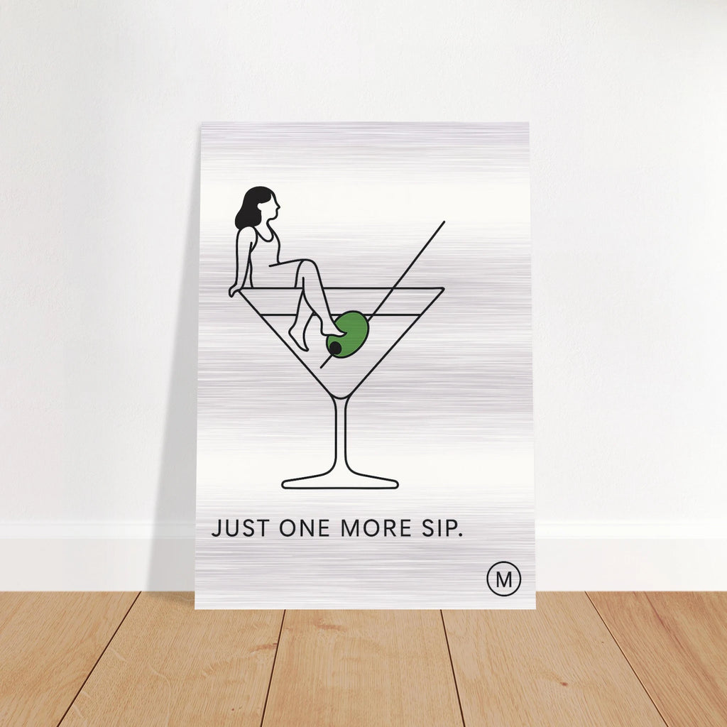 Contemporary coffee quote wall art made from luxury brushed aluminum, perfect premium kitchen decoration and ideal holiday present for sophisticated chistmas enthusiasts