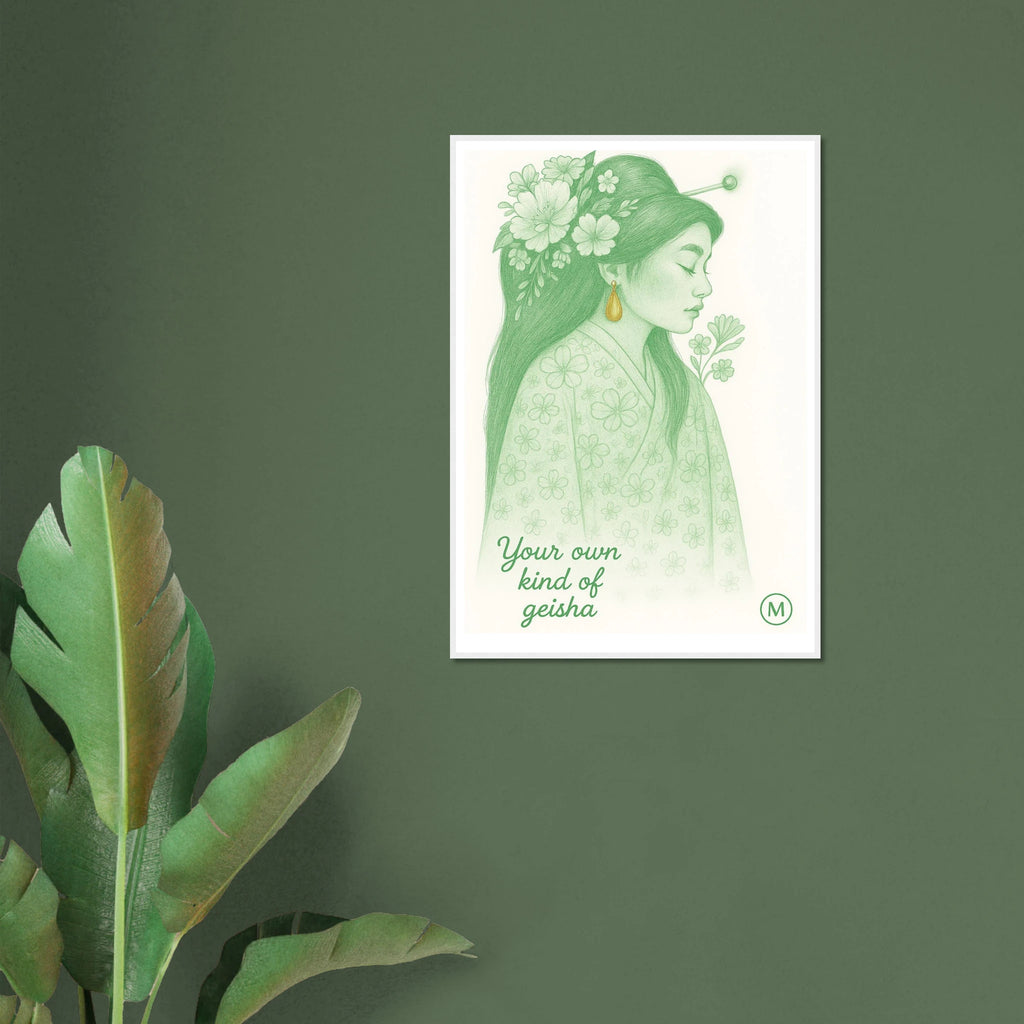 geisha  be your own kind green 