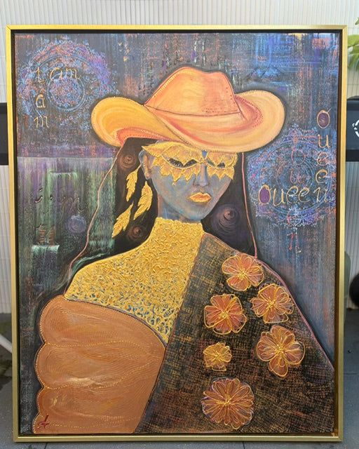 I Am Queen “PARIS • NOW ON EXHIBITION” Textured Art