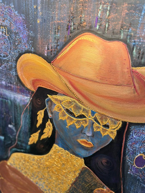 I Am Queen “PARIS • NOW ON EXHIBITION” Textured Art