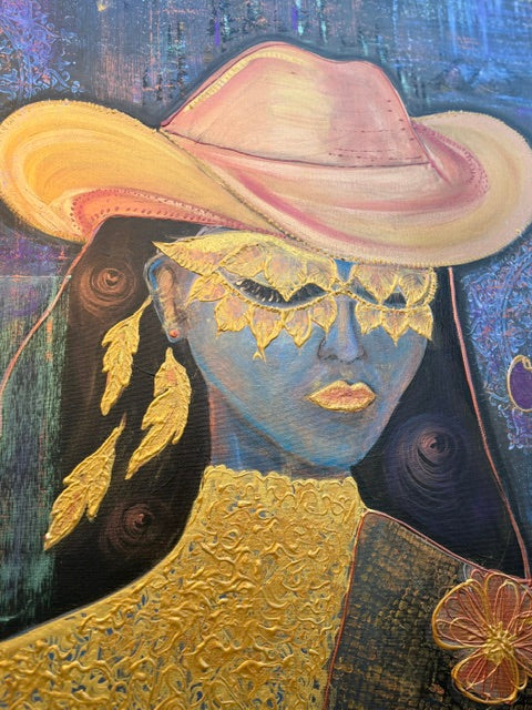 I Am Queen “PARIS • NOW ON EXHIBITION” Textured Art