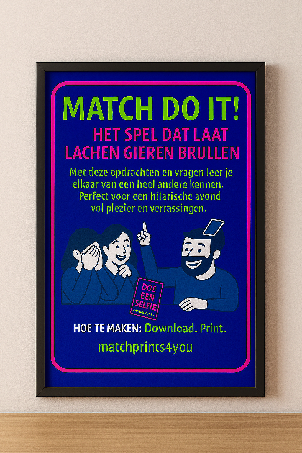 Introductie voor het spel MATCH DO IT! – lachen, gieren, brullen