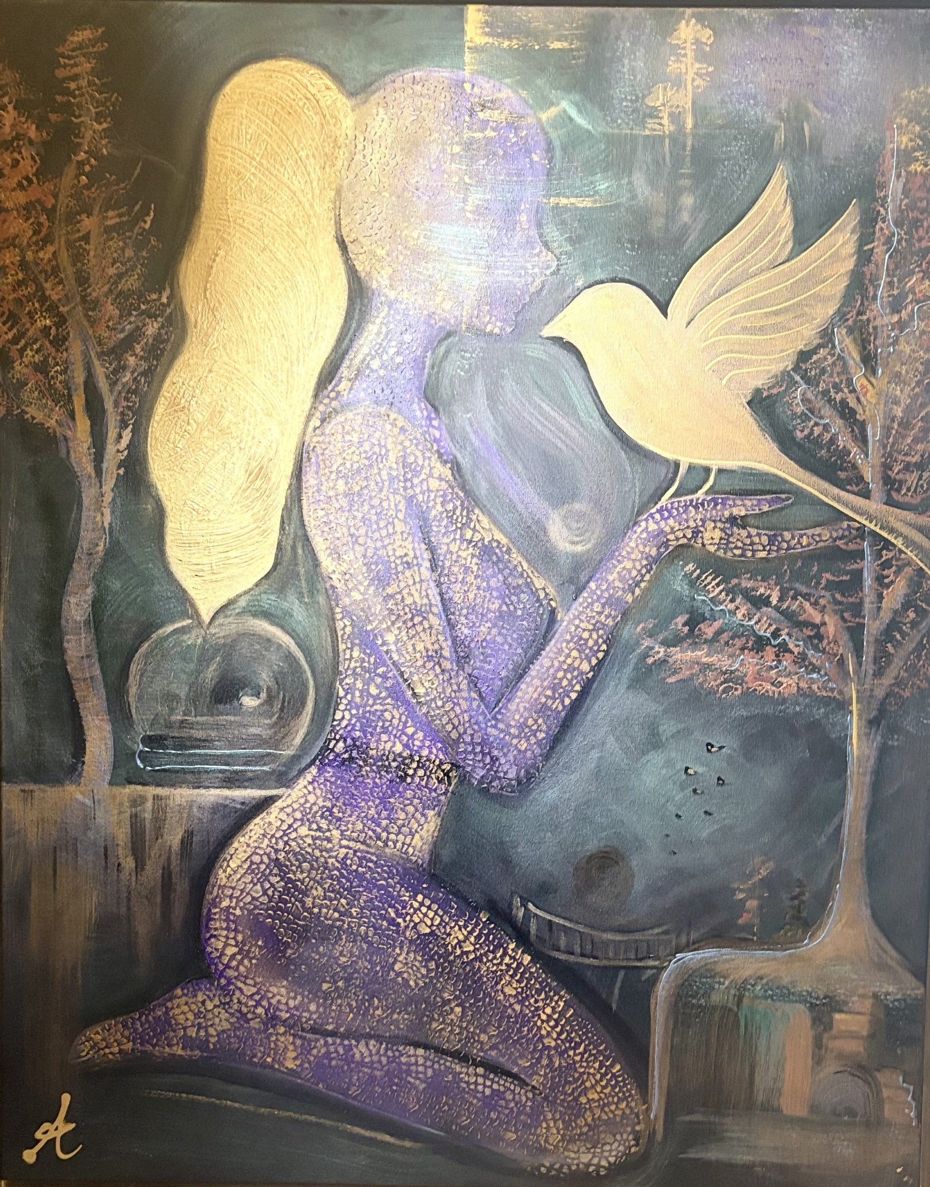 full image of set her free paining