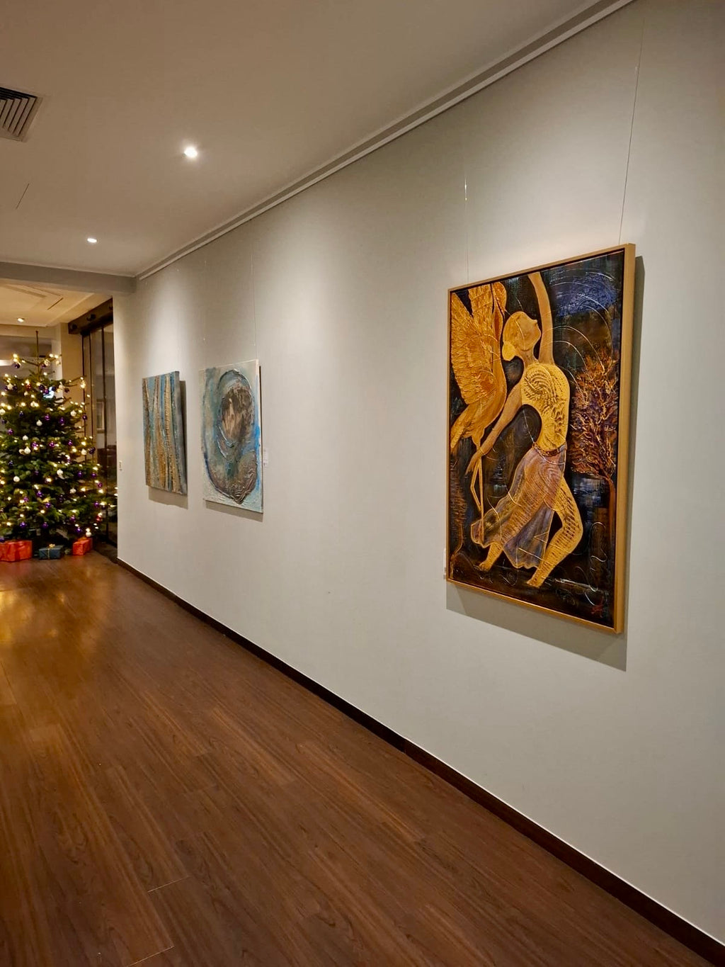 She can fly in close up painting by Ayka 