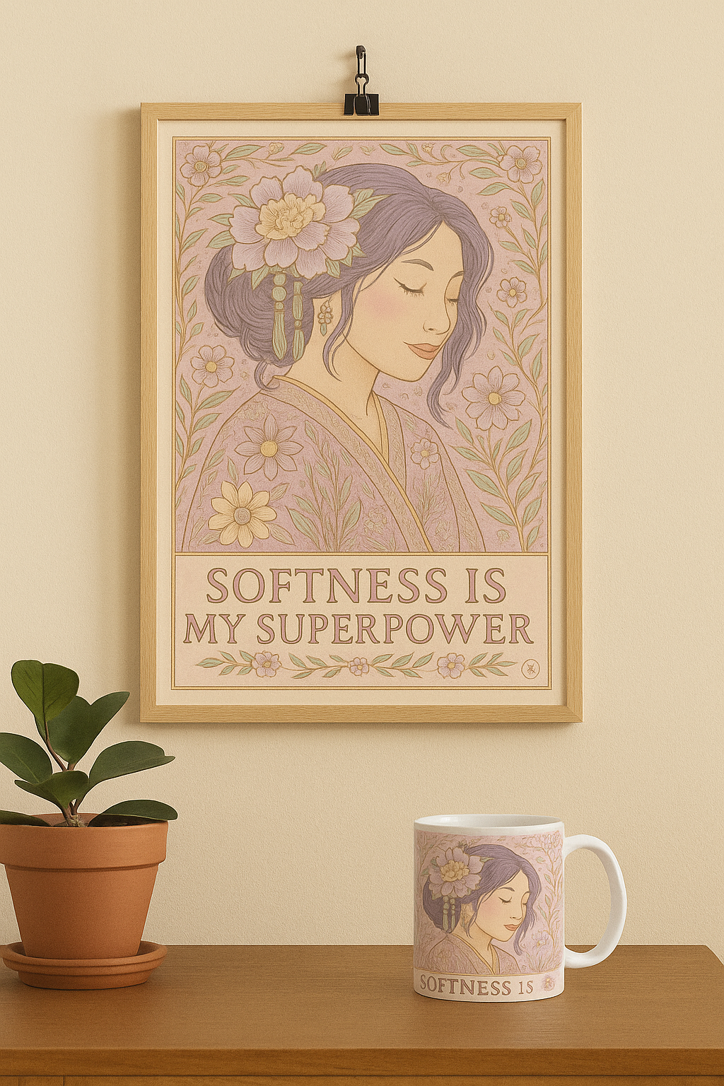 Softness is my superpower Geisha digital download