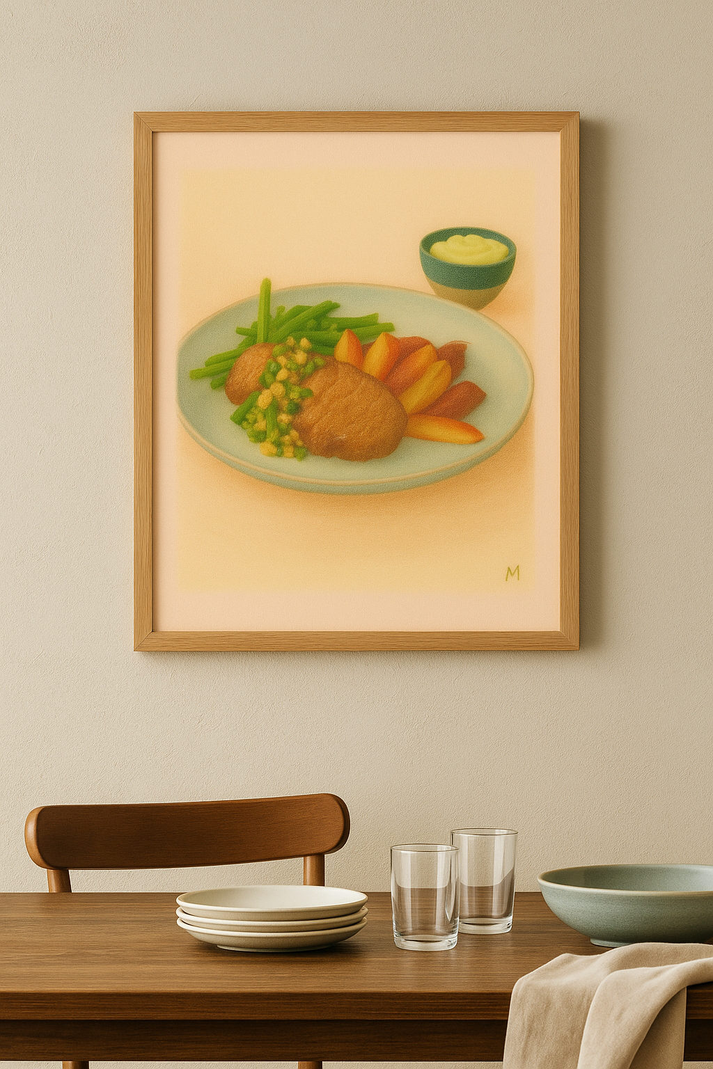 Steak is Serverd.– Kitchen print digital download