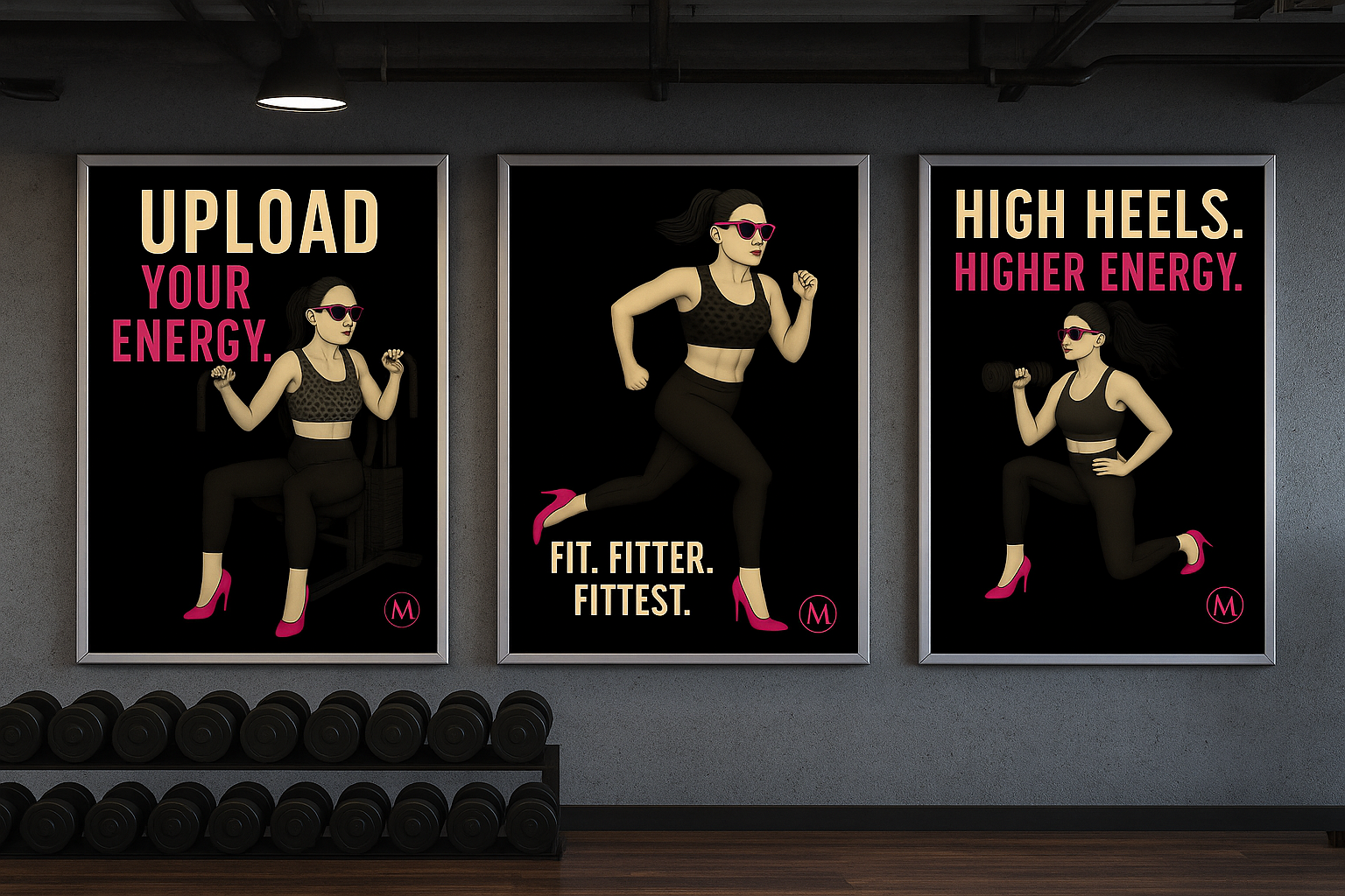 Bold, sporty posters with inspiring quotes and stylish graphics. Perfect for modern homes, offices, or as a unique gift