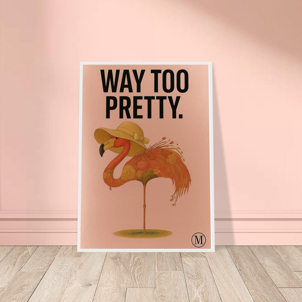 Brighten your space with this neon bird poster! way too pretty wall art for instant download. Bold digital print from the MATCH Animal Collection.