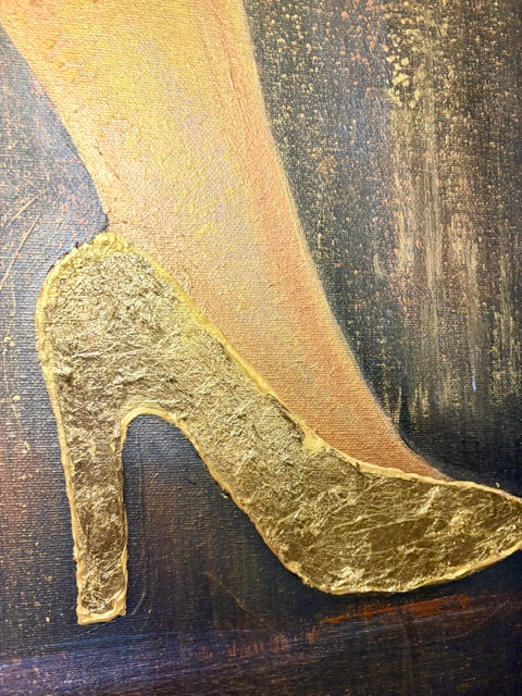 Bend the Rules | Textured Figurative Acrylic Painting