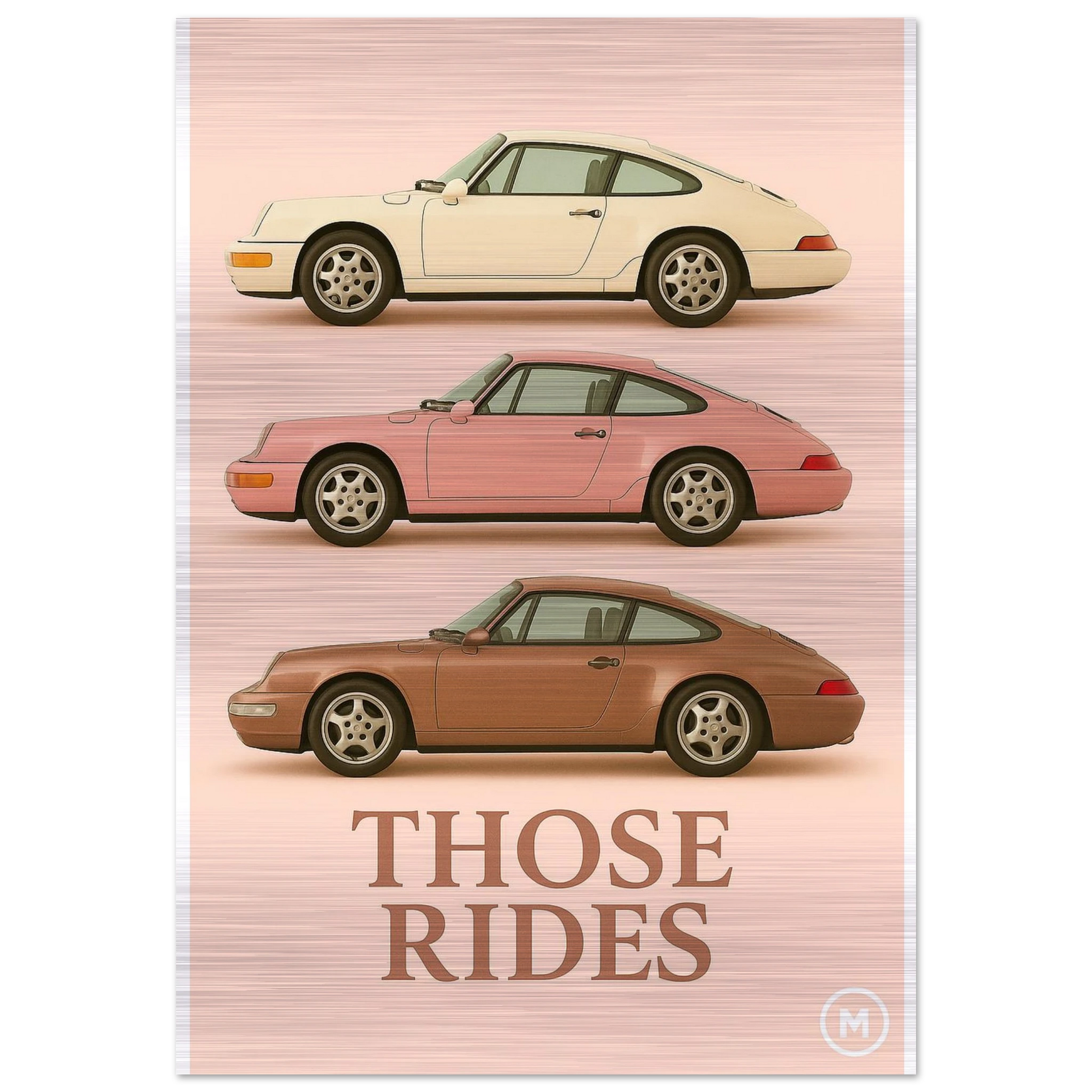 Those rides – Tableware Vintage Poster on Aluminum art