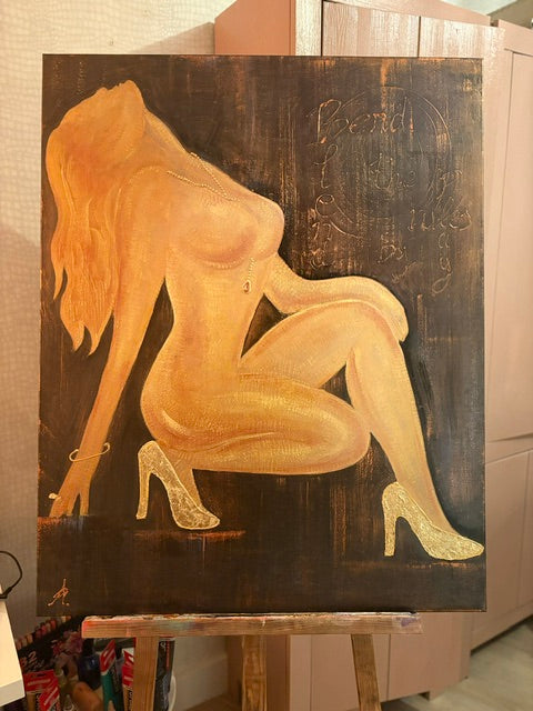 This striking artwork embodies freedom, passion and confidence.