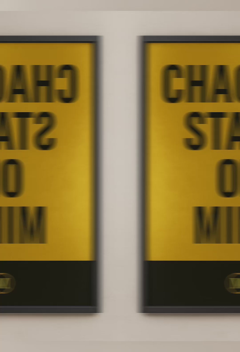 movie chaotic state of mind modern framed posters with neon colors match wall art