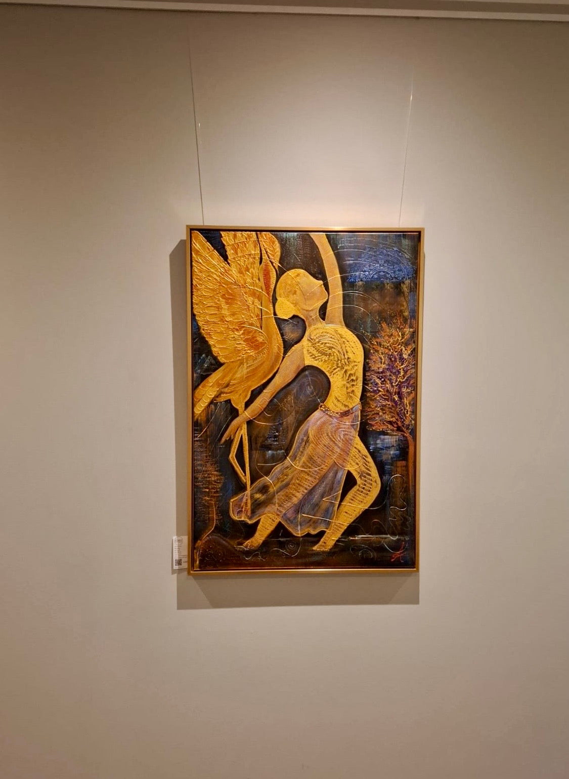 She can fly in dusseldorf exhibition